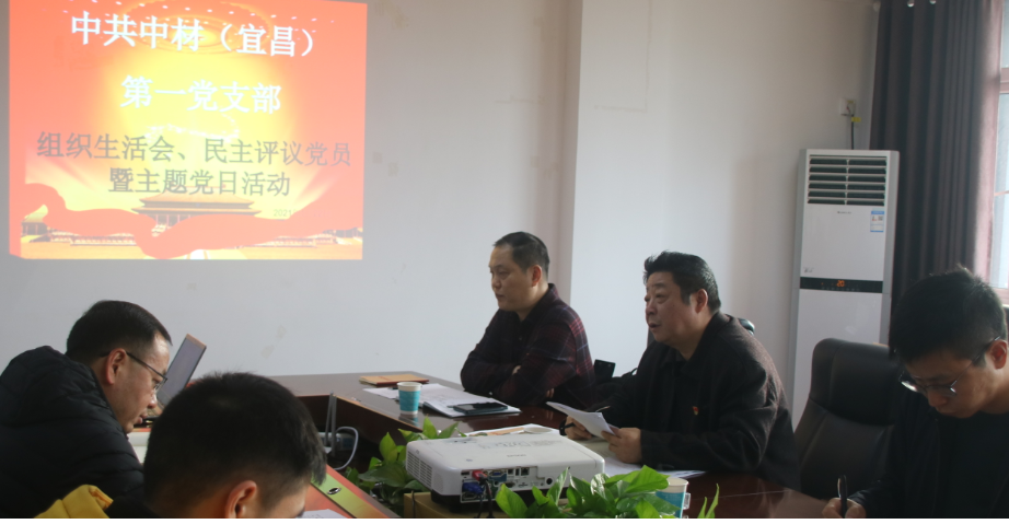 中材（宜昌）召开2020年度 党组织生活会并开展民主评议党员工作